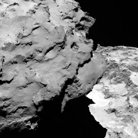 ESA Rosetta OSIRIS narrow-angle camera 6 agosto