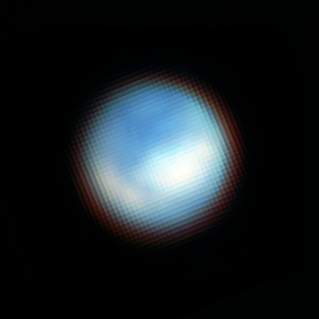 NIRCam (la Near Infrared Camera) sul telescopio spaziale James Webb della NASA ha catturato questa immagine della superficie della luna di Giove, Europa, identificando anidride carbonica. Crediti: Crediti scientifici: Geronimo Villanueva (NASA/GSFC), Samantha Trumbo (Cornell Univ.), NASA, ESA, CSA. Crediti per l'elaborazione delle immagini: Geronimo Villanueva (NASA/GSFC), Alyssa Pagan (STScI)